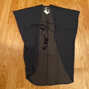 Echo Navy Swim Coverup - one size